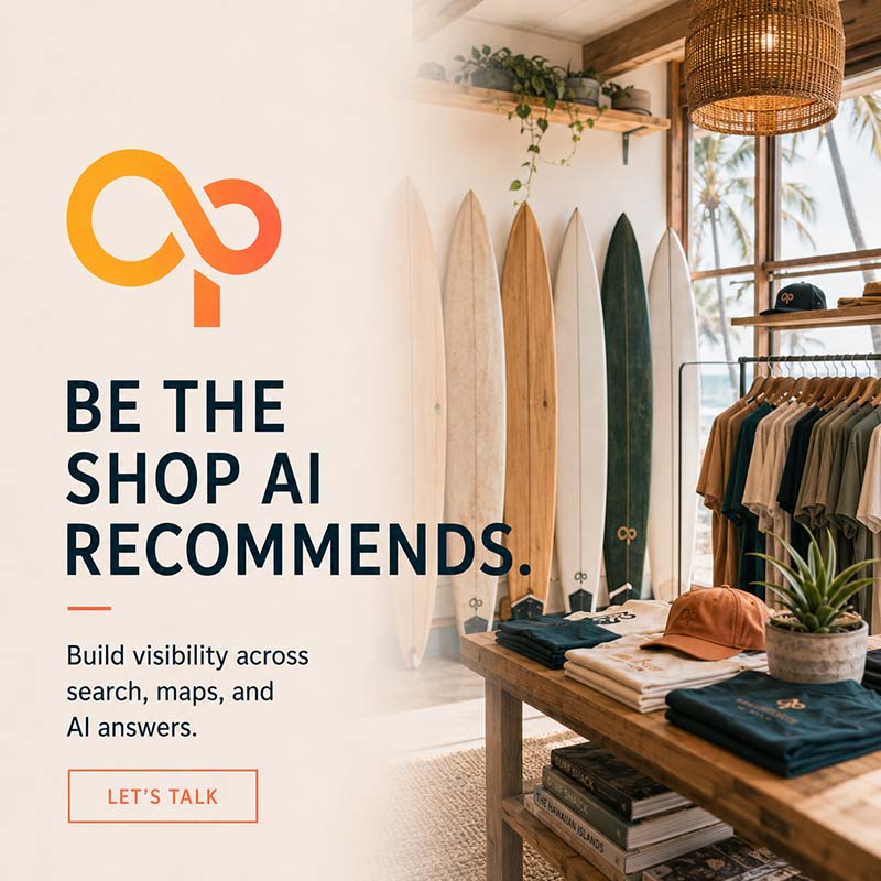 Be the shop AI recommends